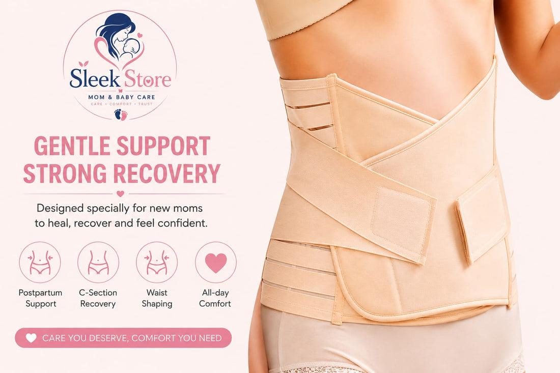 Postpartum Recovery Waist Belt - Support for Belly, C- Section & Toning